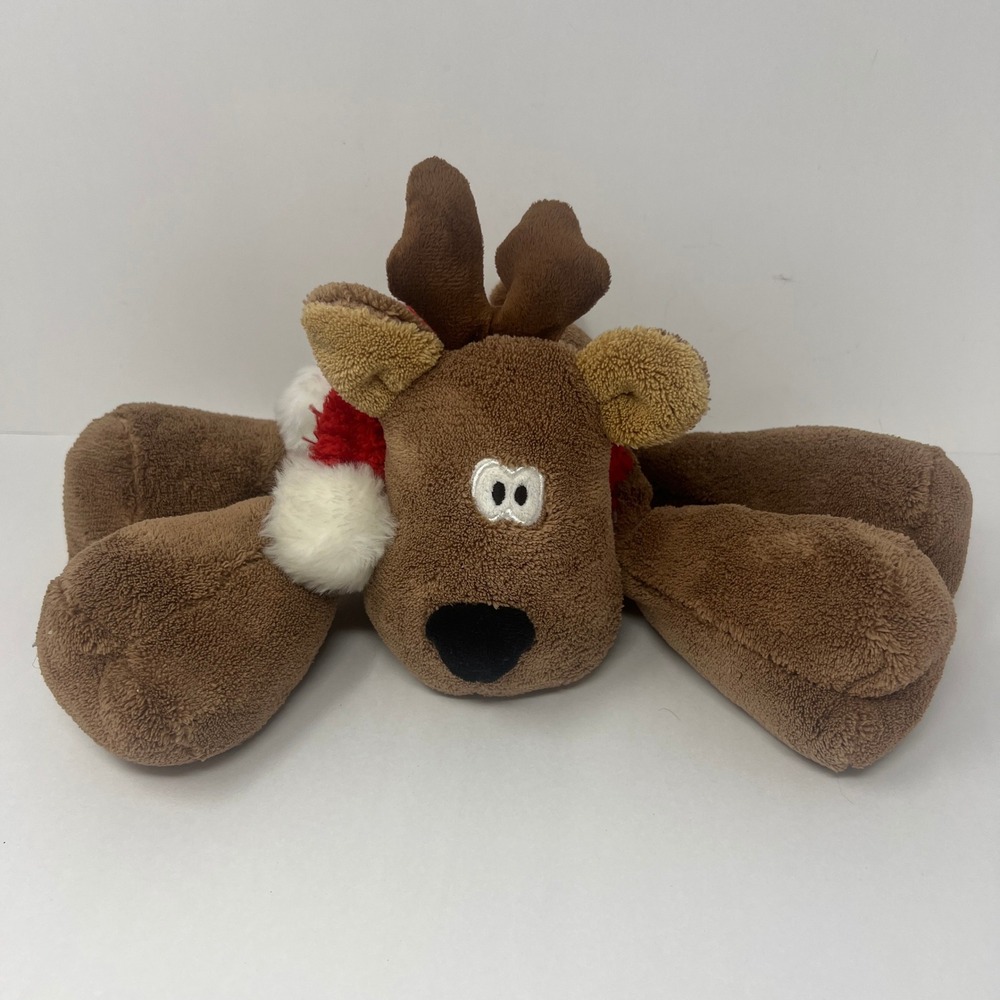 Hallmark Rodney Reindeer Plush Brown Christmas Holiday Floppy Stuffed Animal Toy